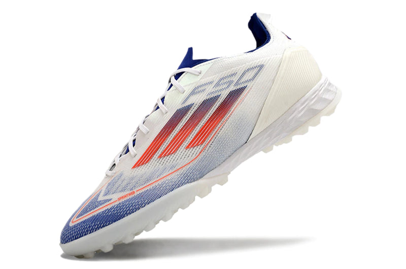 Chuteira Adidas X F50 Elite Society - Branco/Azul/laranja