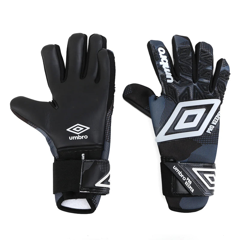 Luva Campo Goleiro Umbro Pro Keeper - Preto+Branco