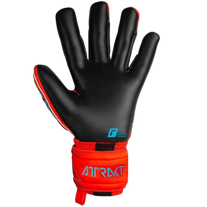 Luva de Goleiro Reusch Attrakt Gold X - Laranja