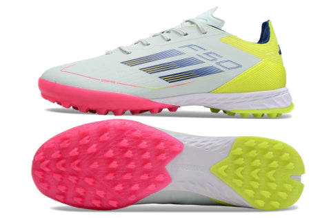 Chuteira Adidas X F50 Pro Society - Rosa/Verde