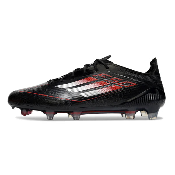 Chuteira Campo Adidas F50 Elite FG Preta/Branca/Vermelha