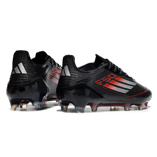 Chuteira Campo Adidas F50 Elite FG Preta/Branca/Vermelha