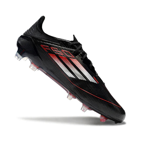 Chuteira Campo Adidas F50 Elite FG Preta/Branca/Vermelha