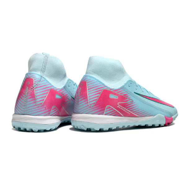 Chuteira Society Nike Zoom Mercurial Superfly 10 Academy TF Azul Claro
