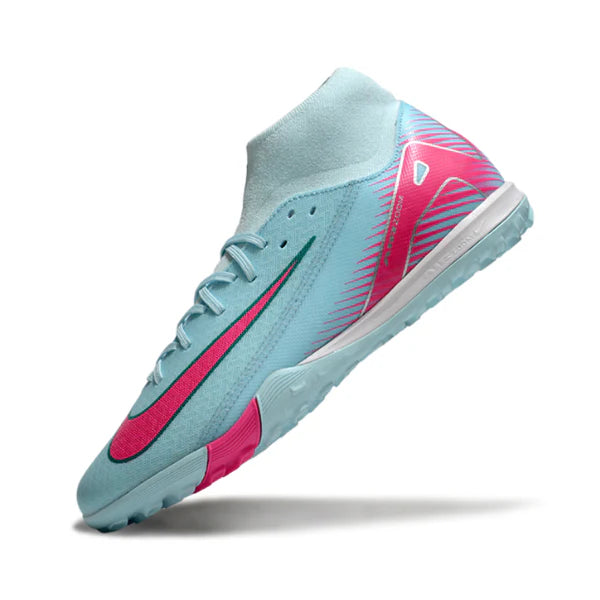 Chuteira Society Nike Zoom Mercurial Superfly 10 Academy TF Azul Claro