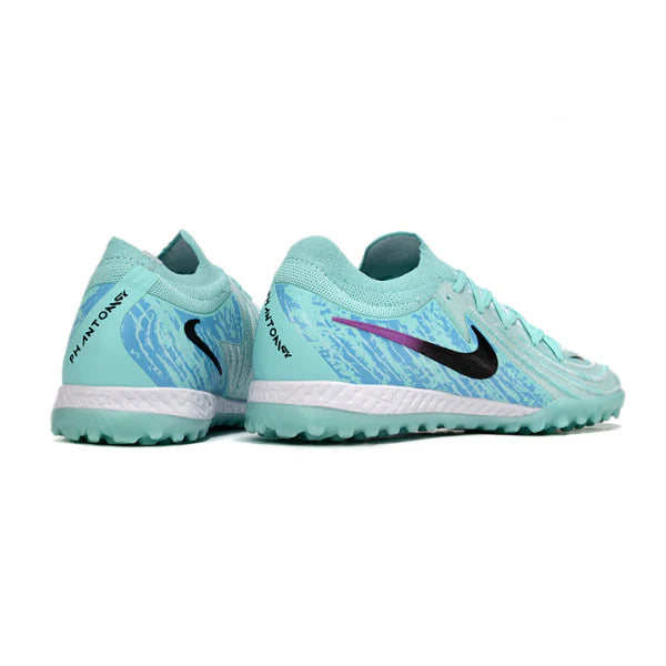 Chuteira Society Nike Phantom GX2 Elite TF Azul Claro