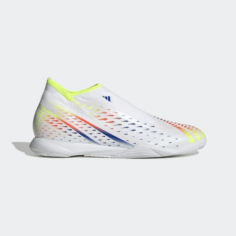 Chuteira Sem Cadarços Predator Edge.3 Futsal - Adidas HR1894 - Branco