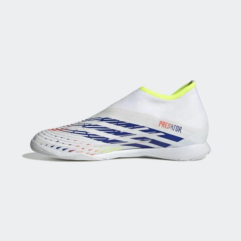 Chuteira Sem Cadarços Predator Edge.3 Futsal - Adidas HR1894 - Branco