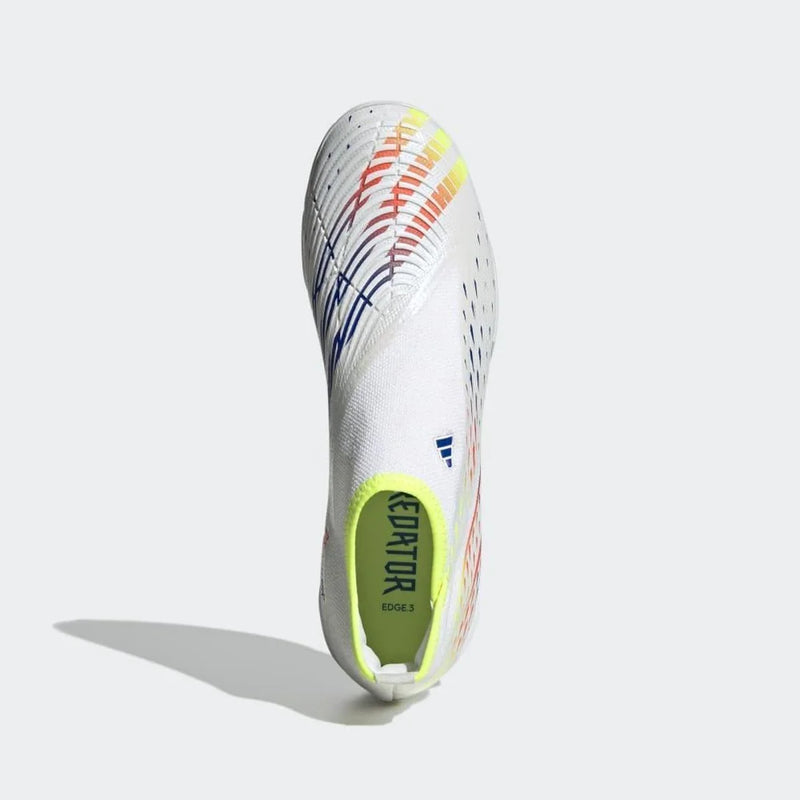 Chuteira Sem Cadarços Predator Edge.3 Futsal - Adidas HR1894 - Branco