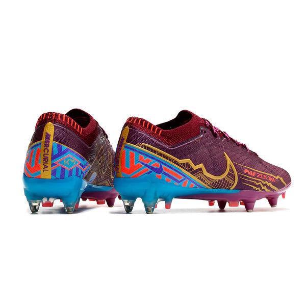 Chuteira Campo Nike Air Zoom Mercurial Vapor 15 Elite Trava Mbappe