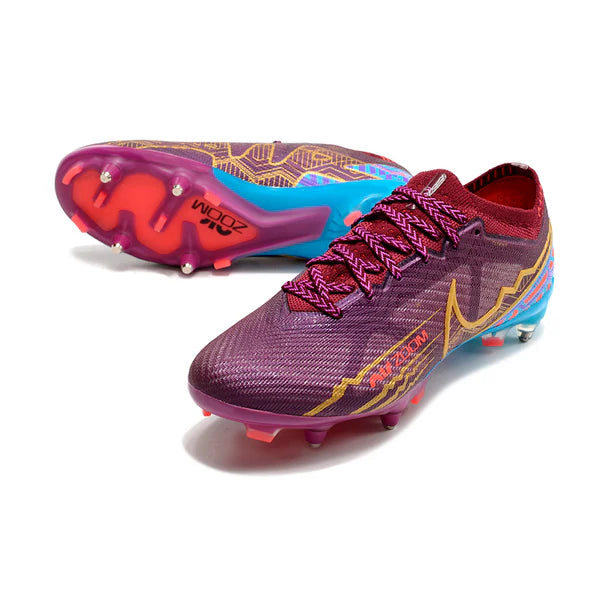 Chuteira Campo Nike Air Zoom Mercurial Vapor 15 Elite Trava Mbappe