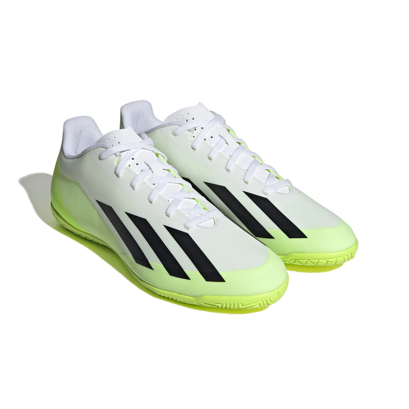 Chuteira Futsal Adidas X CrazyFast Branco Verde Masculina