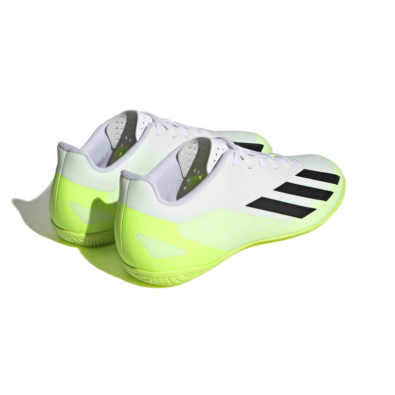 Chuteira Futsal Adidas X CrazyFast Branco Verde Masculina
