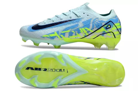 Chuteira Nike Air Zoom Mercurial Vapor 16 Elite FG - Verde/Azul