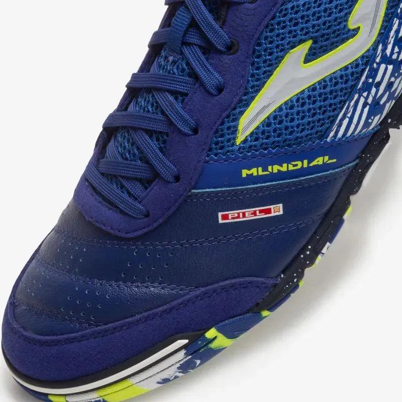 Chuteira Futsal Joma Mundial Azul Royal Masculina