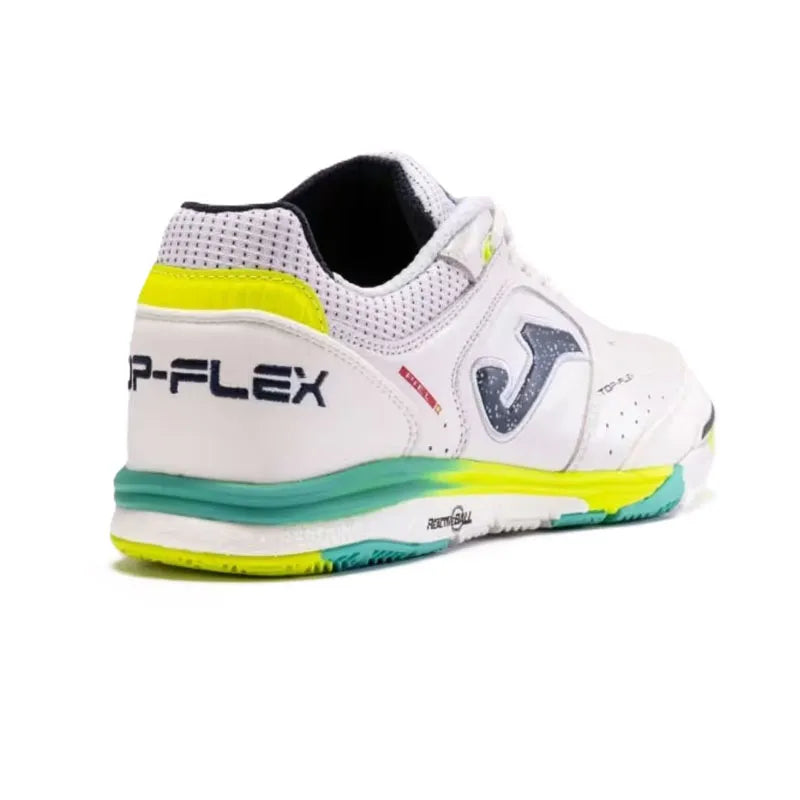 Chuteira Futsal Joma Top Flex Rebound Branca Masculina