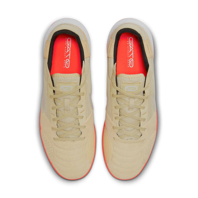 Chuteira Futsal Nike Street Gato IC Dourada Masculina