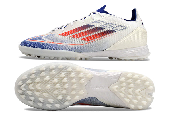 Chuteira Adidas X F50 Elite Society - Branco/Azul/laranja