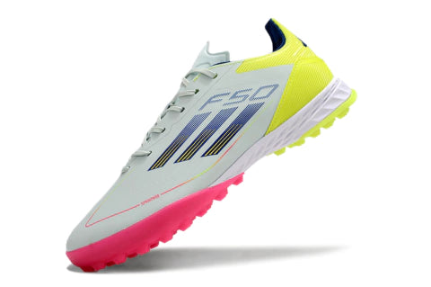 Chuteira Adidas X F50 Pro Society - Rosa/Verde